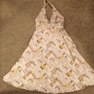 J. Crew halter dress! Different Bays fabric! Sz 6!